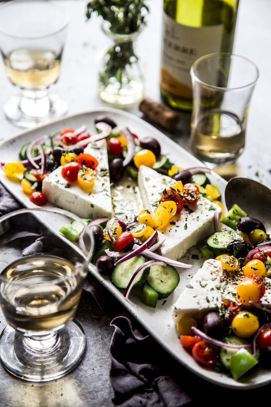 15-Minute Greek Feta Salad