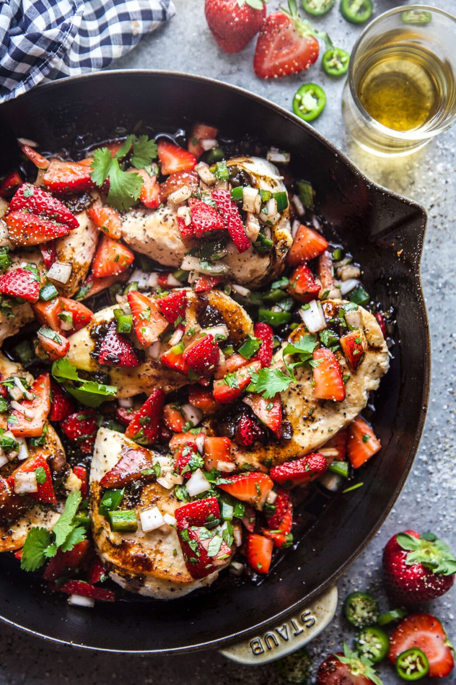 Strawberry-Jalapeño Skillet Chicken