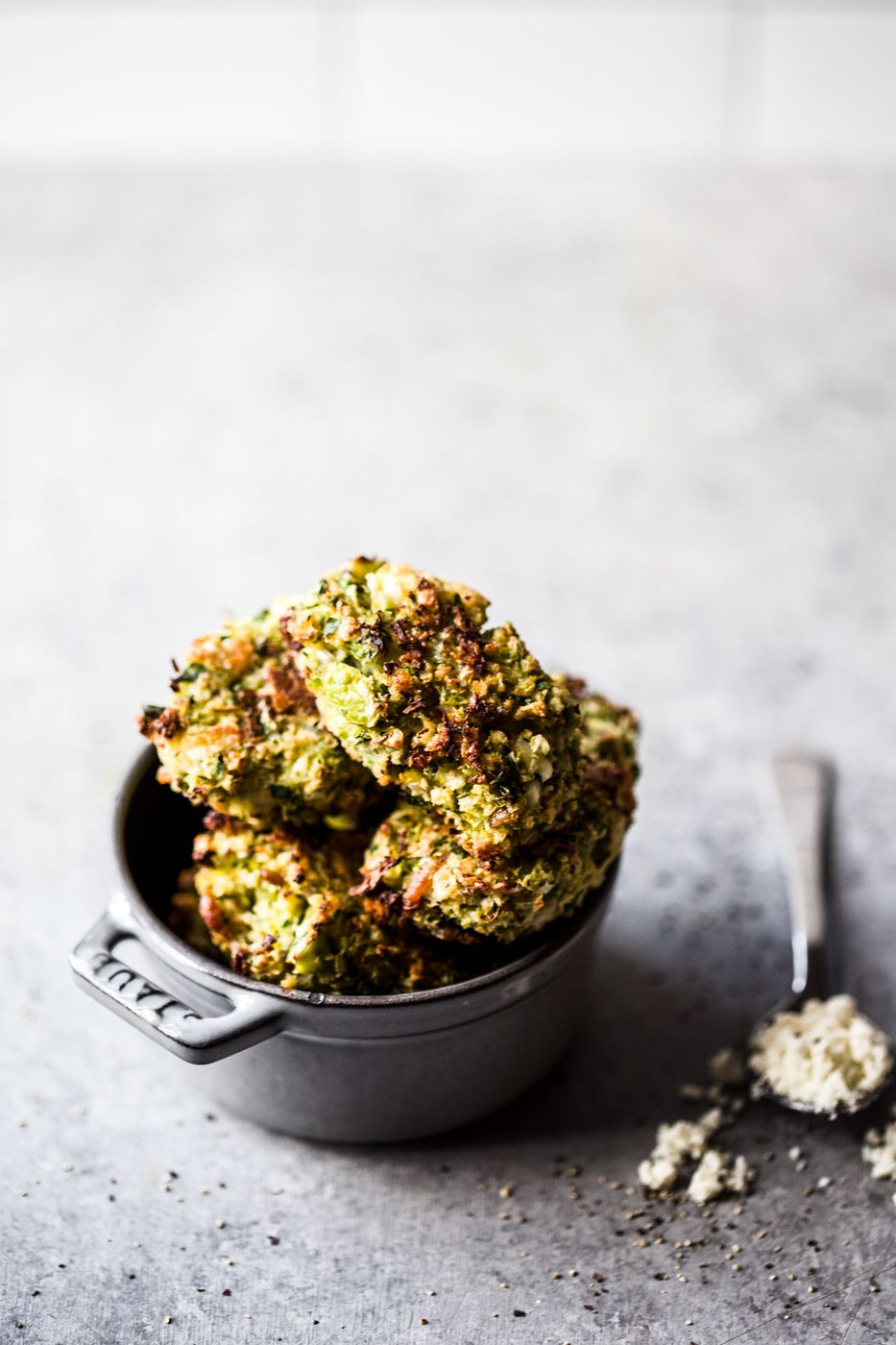 Bacon Blue Cheese Brussels Sprout Tater Tots