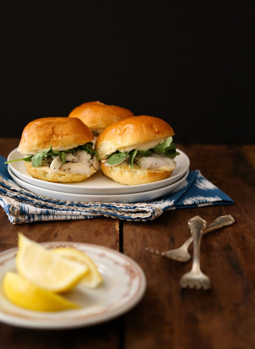 barramundi sliders with honey and lemon saffron aioli www.climbinggriermountain.com