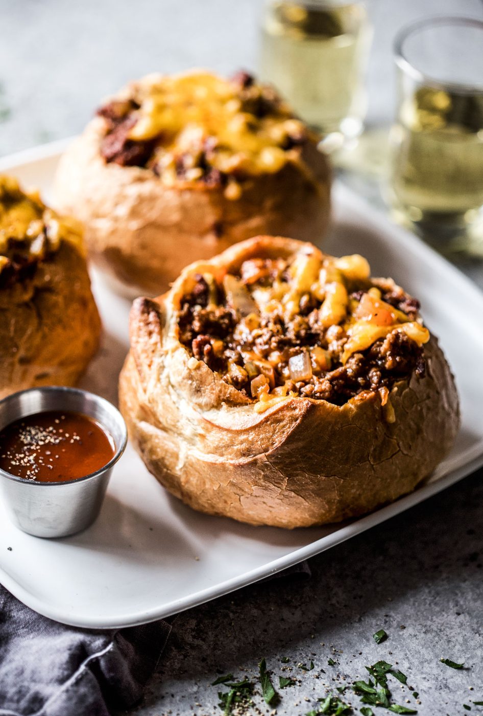 BBQ Sloppy Joe Bread Bowls