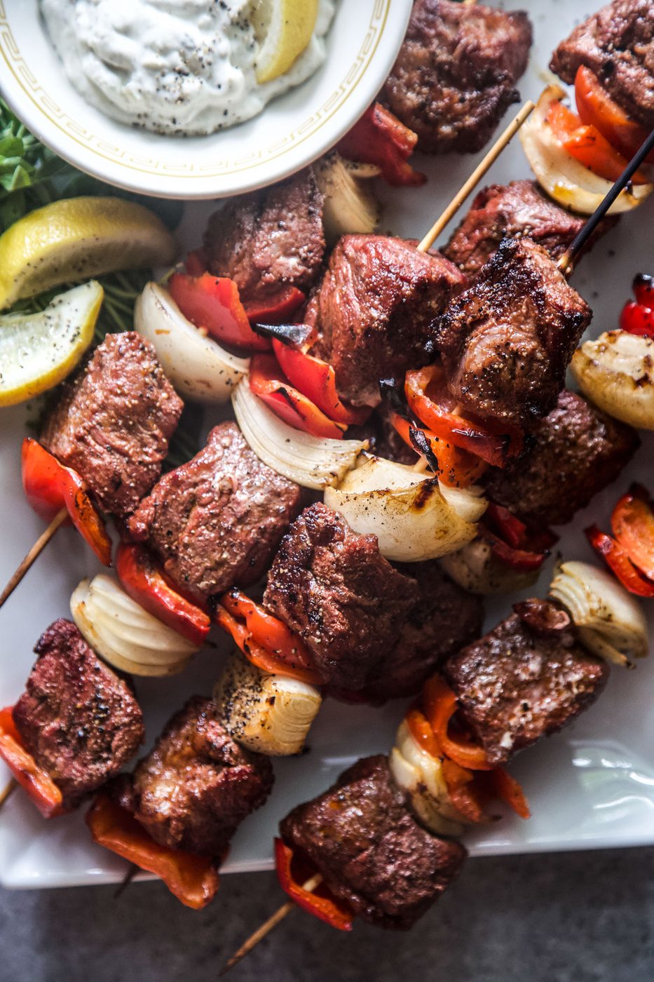 beef shawarama skewers