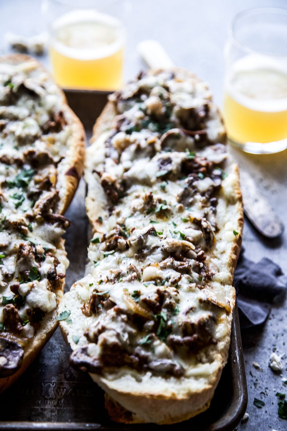Beef Stroganoff French Bread Toasts