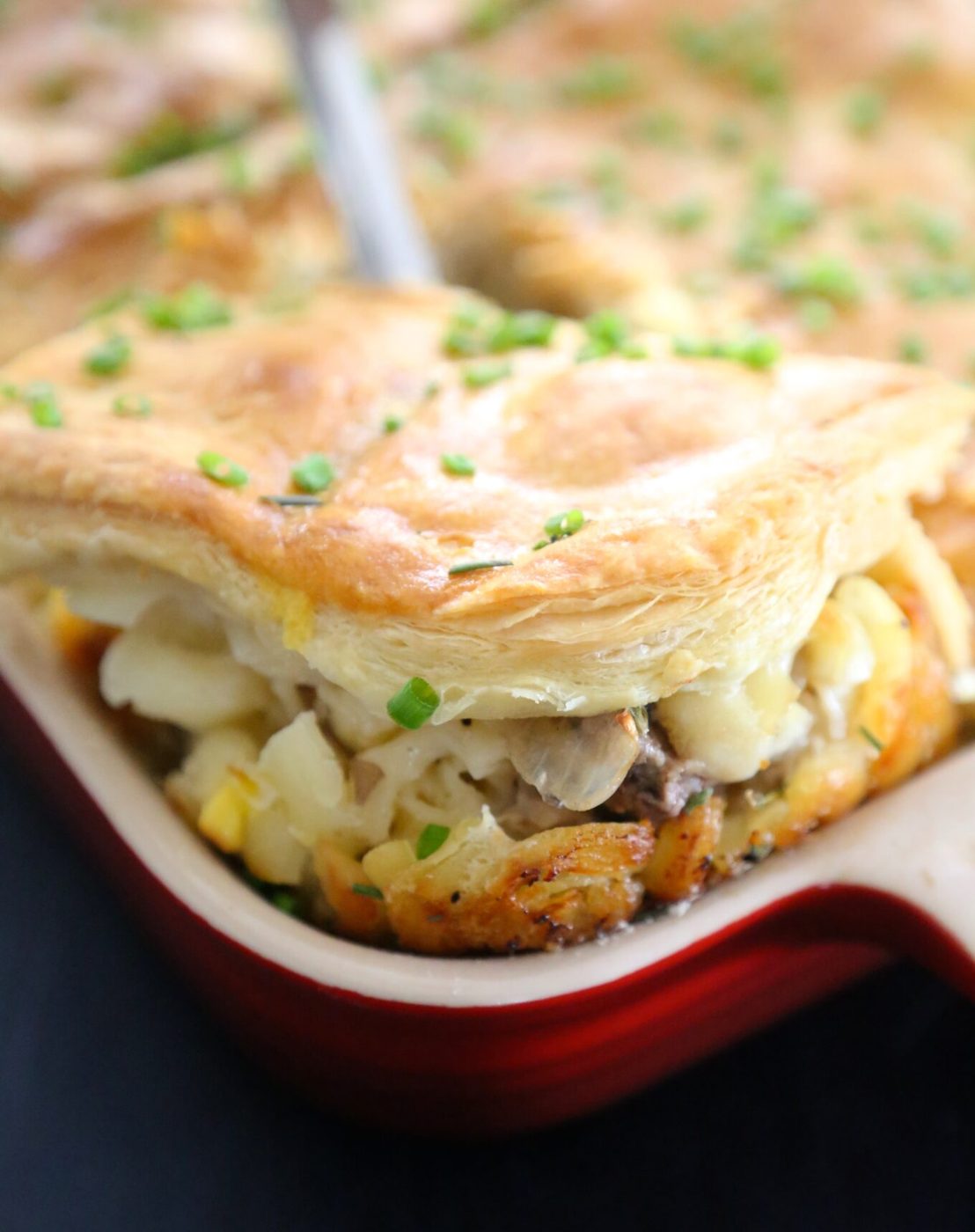 Beef wellington macaroni & cheese