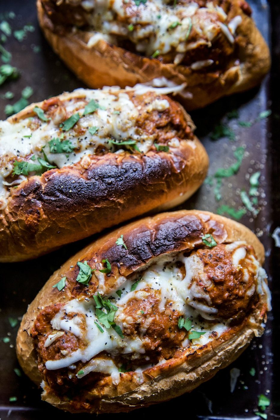 Butter Turkey Meatball Subs