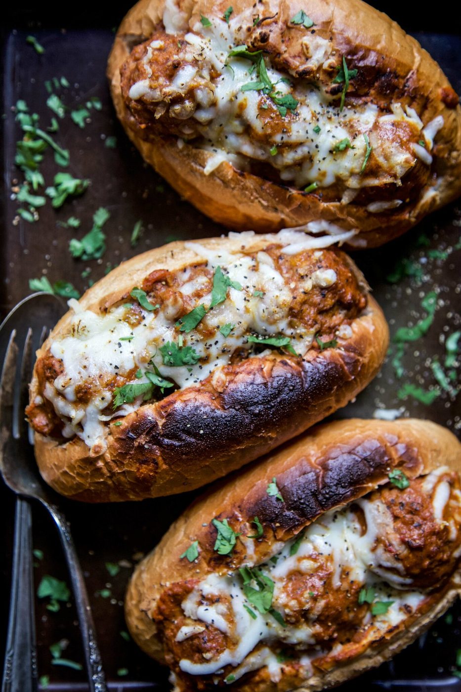 Butter Turkey Meatball Subs