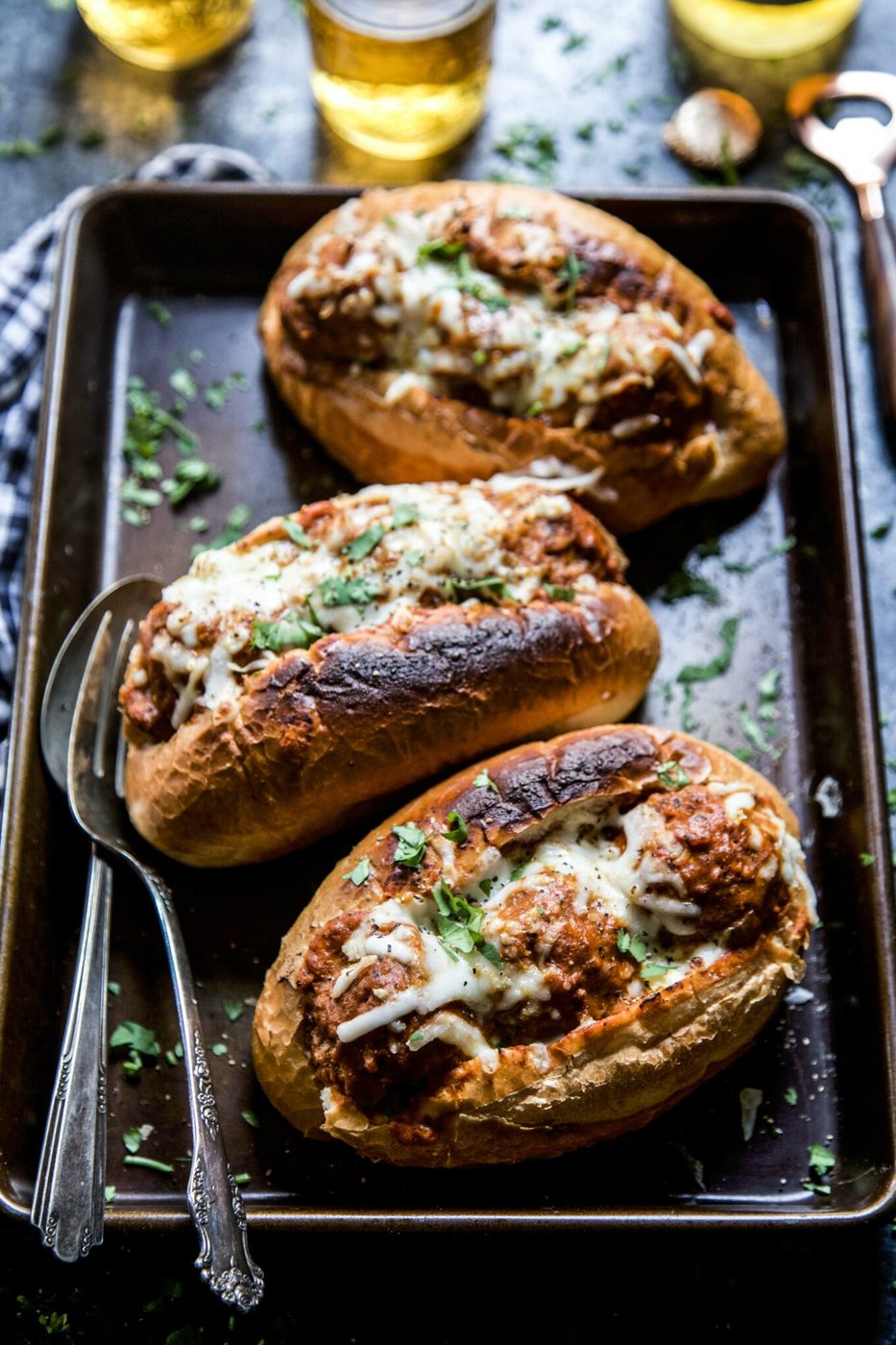 Butter Turkey Meatball Subs
