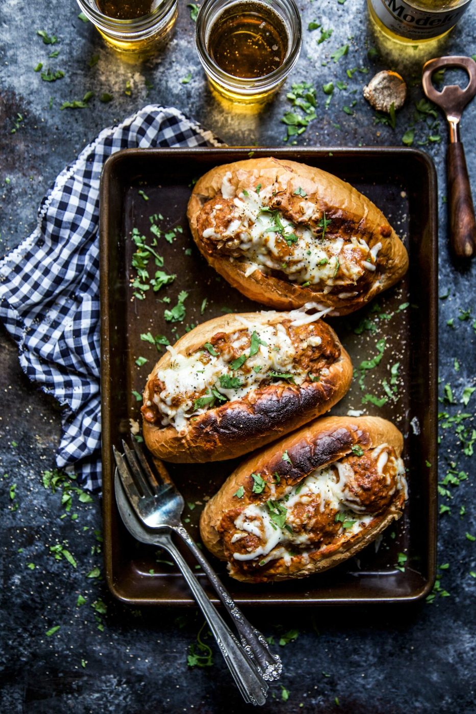 Butter Turkey Meatball Subs