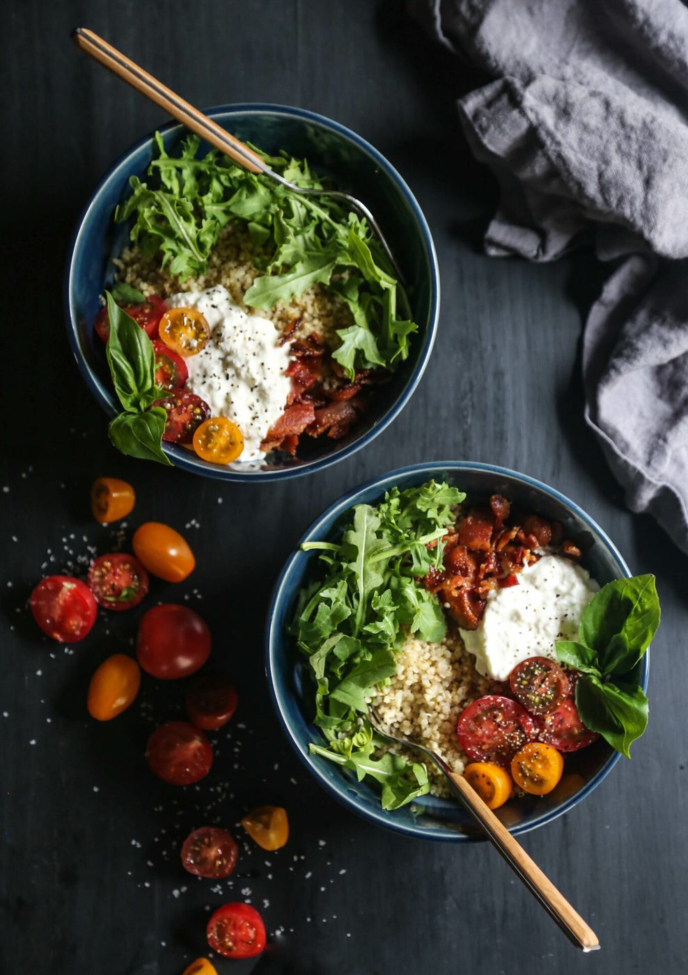 Caprese BLT Bowl