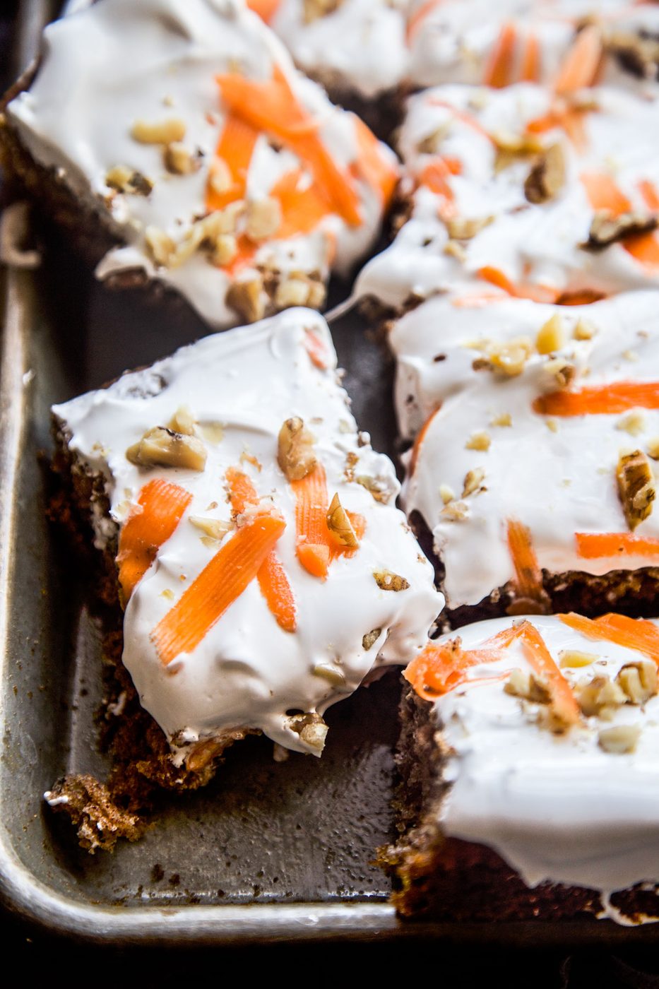Cardamom-Spiced Carrot Cake with Ginger Marshmallow Frosting