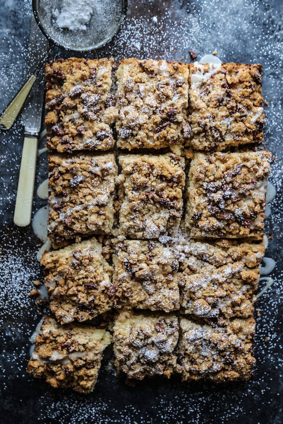 Cardamom-Spiced Pecan Crumb Cake