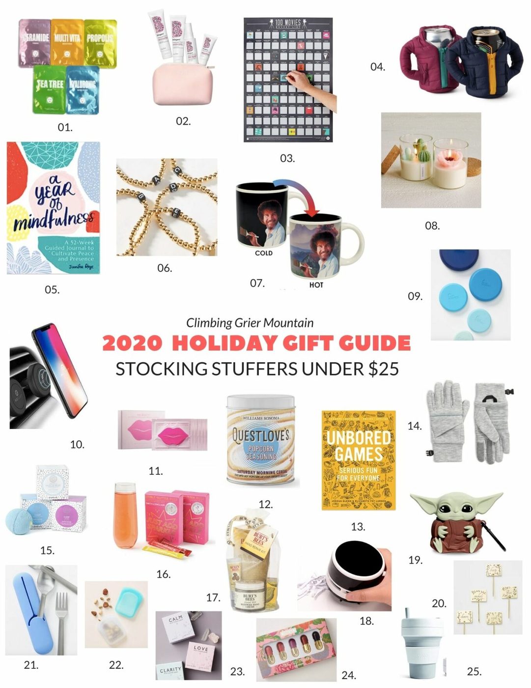 CGM 2020 HOLIDAY GIFT GUIDE: STOCKING STUFFERS UNDER $25