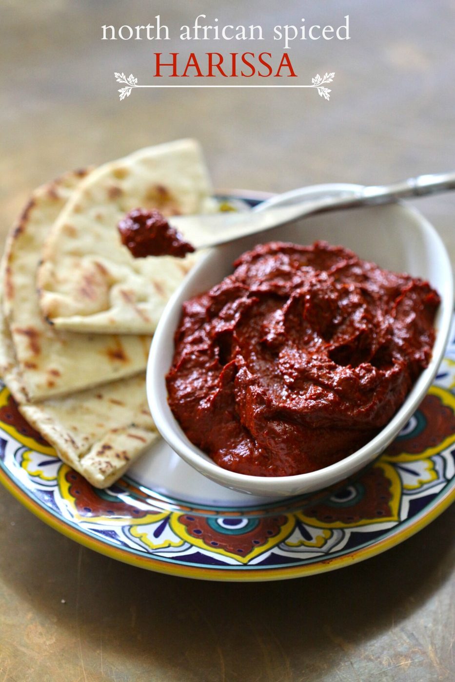 Cgm special travel report: north african spiced harissa, finished with grilled pita