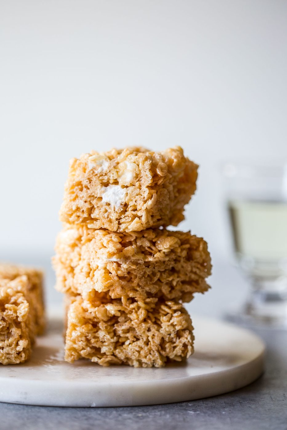 champagne rice krispie treats