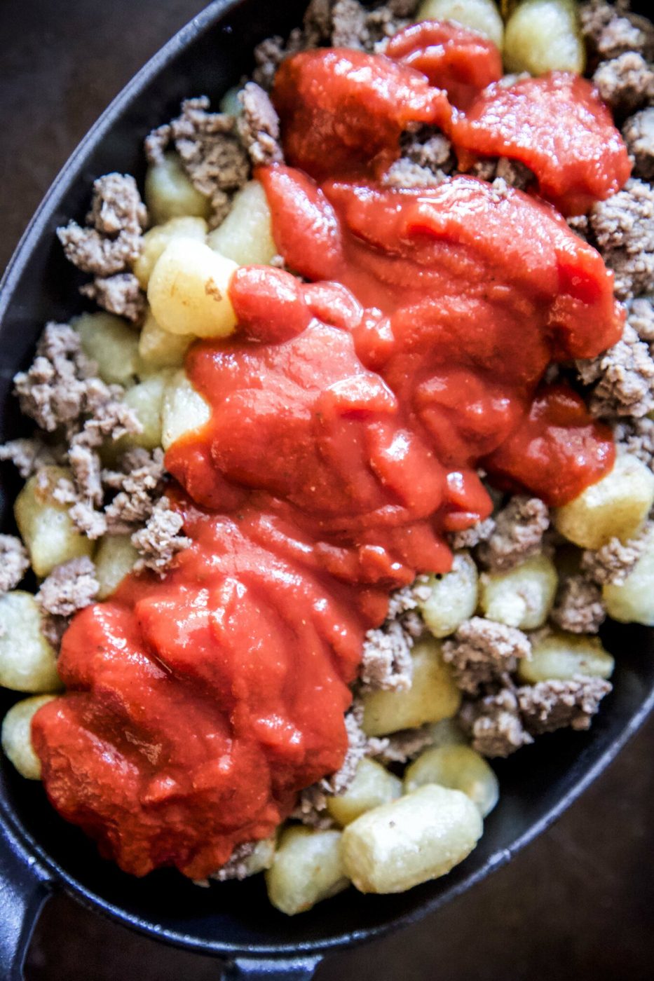 Cheesy Turkey Cauliflower Gnocchi Bake