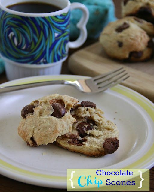 Chocolate chip scones & {giveaway winner!}