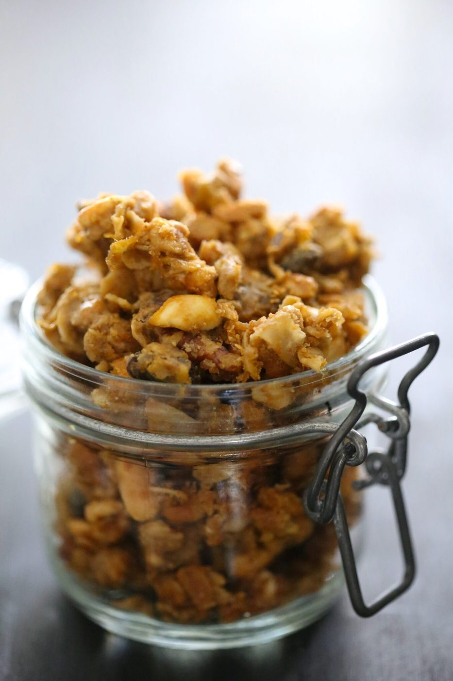 Chocolate peanut butter pumpkin granola
