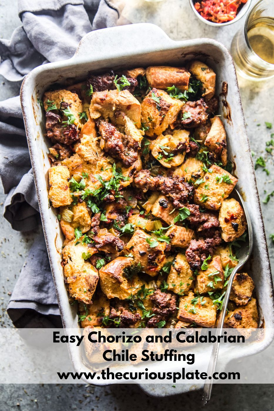 Simple Chorizo and Calabrian Chile Stuffing
