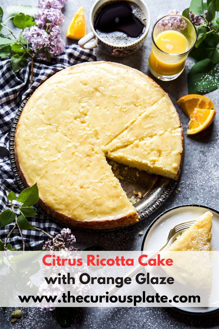 citrus ricotta cake