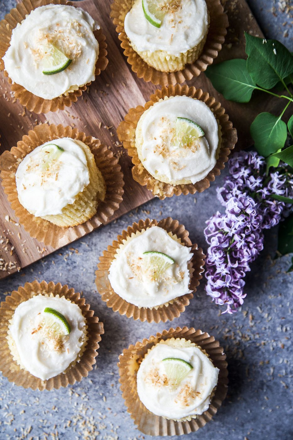 Coconut Lime Ricotta Muffins