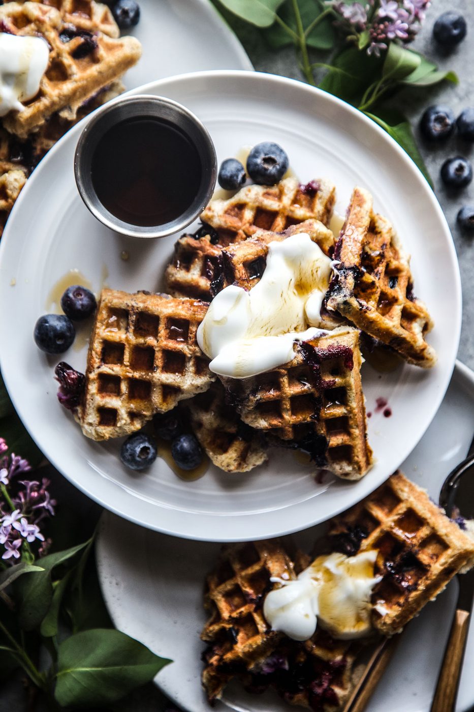 cottage cheese protein waffles