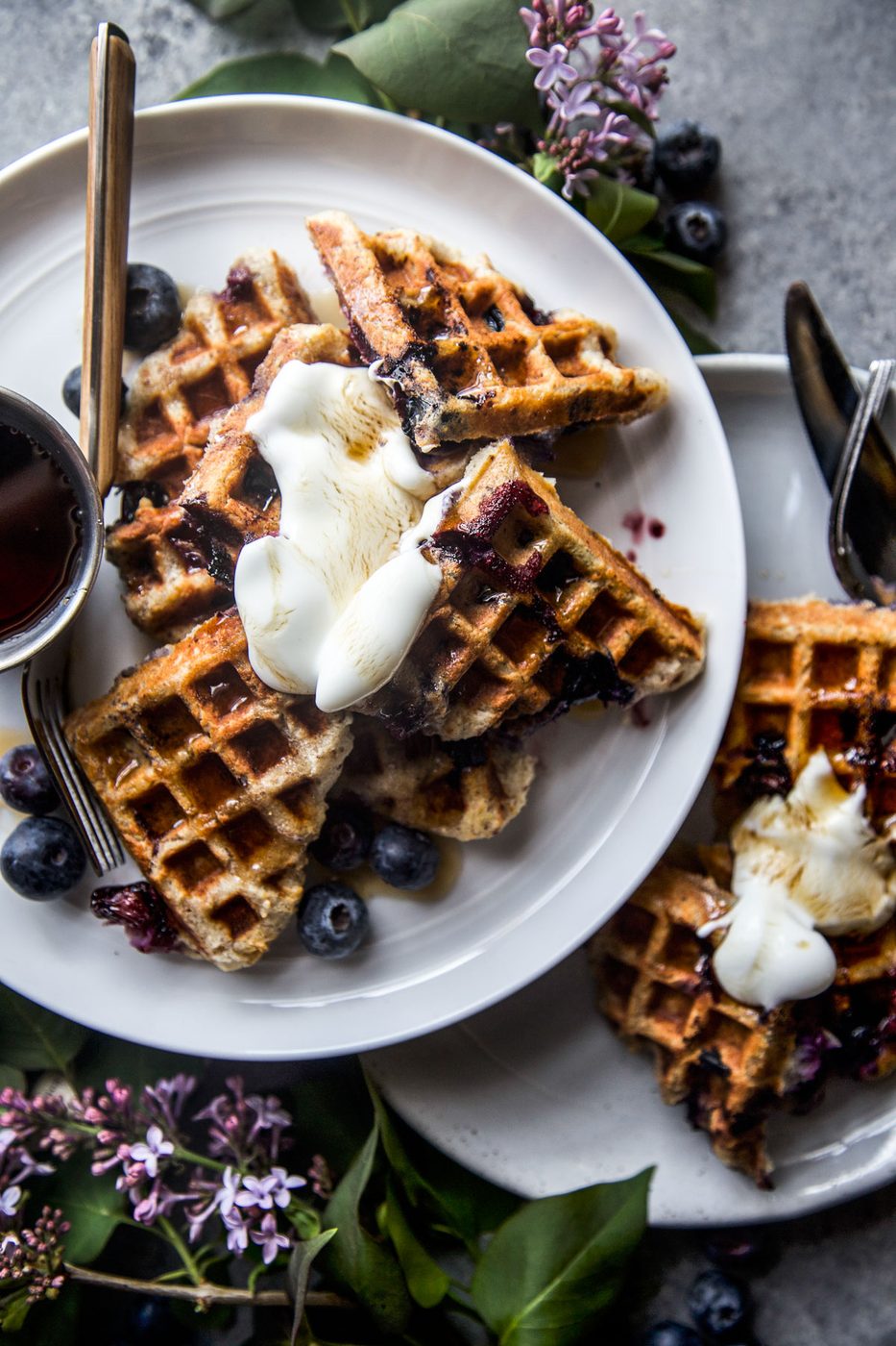 cottage cheese protein waffles