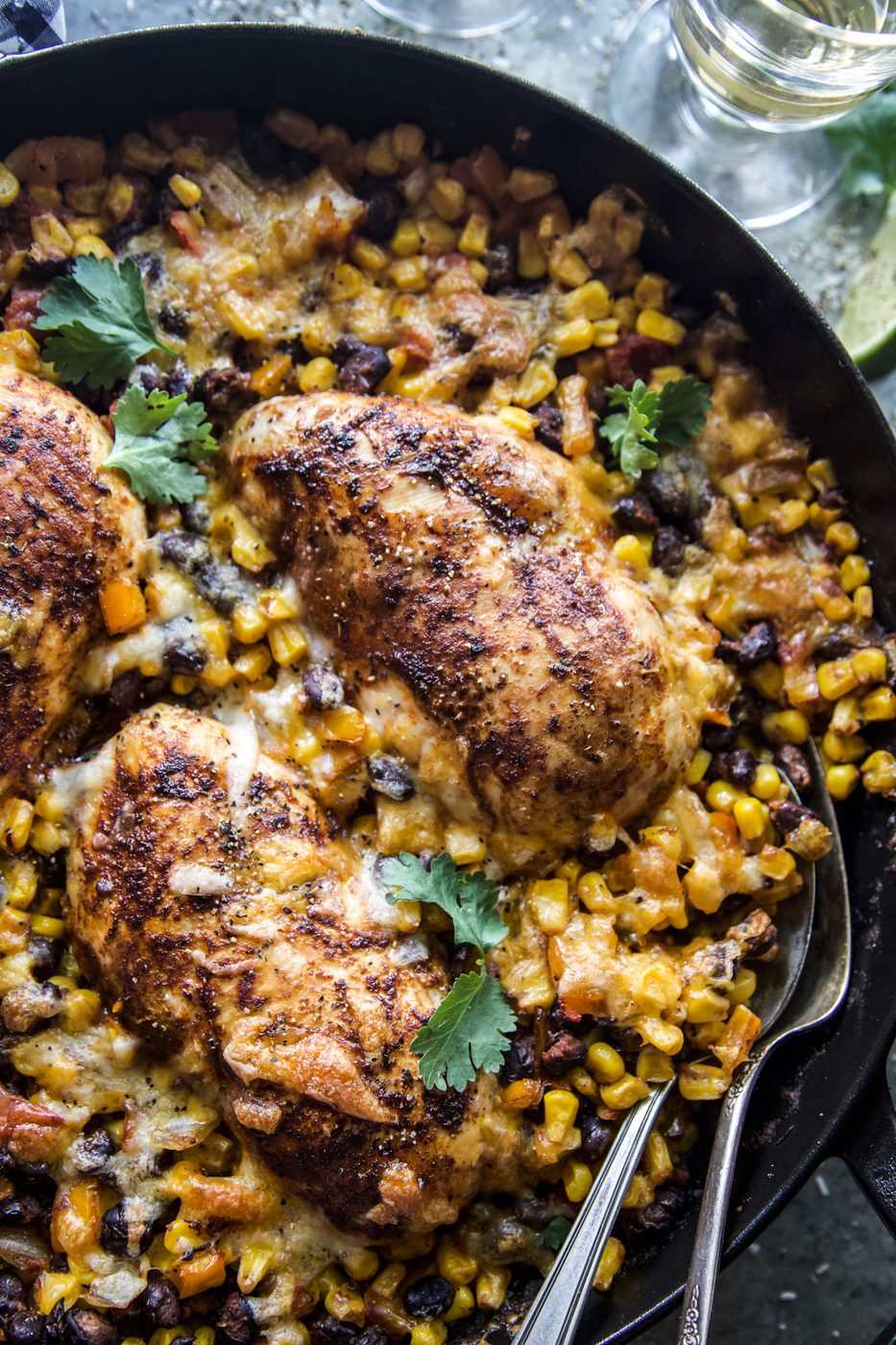 Simple Cowboy Skillet Chicken