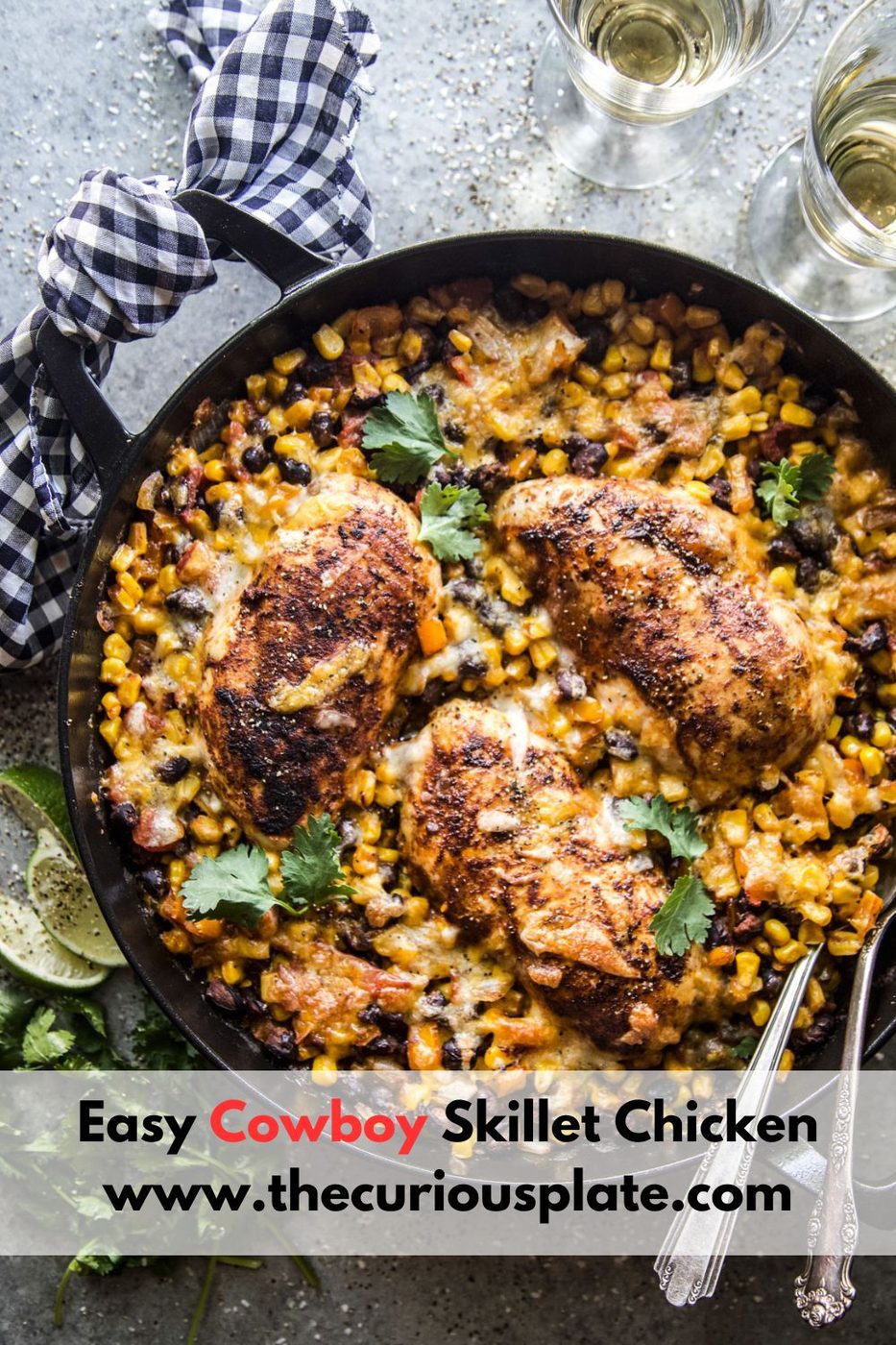 Simple Cowboy Skillet Chicken