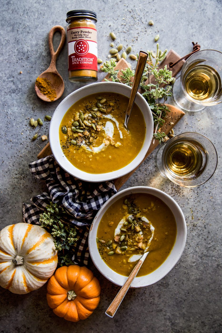 Creamy Curry Pumpkin Soup