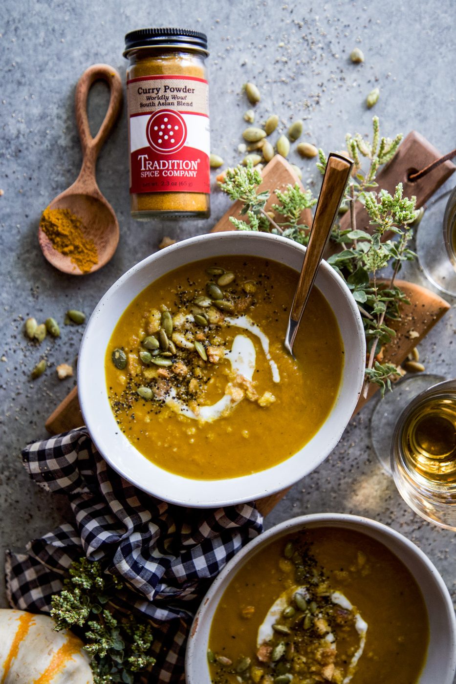 Creamy Curry Pumpkin Soup