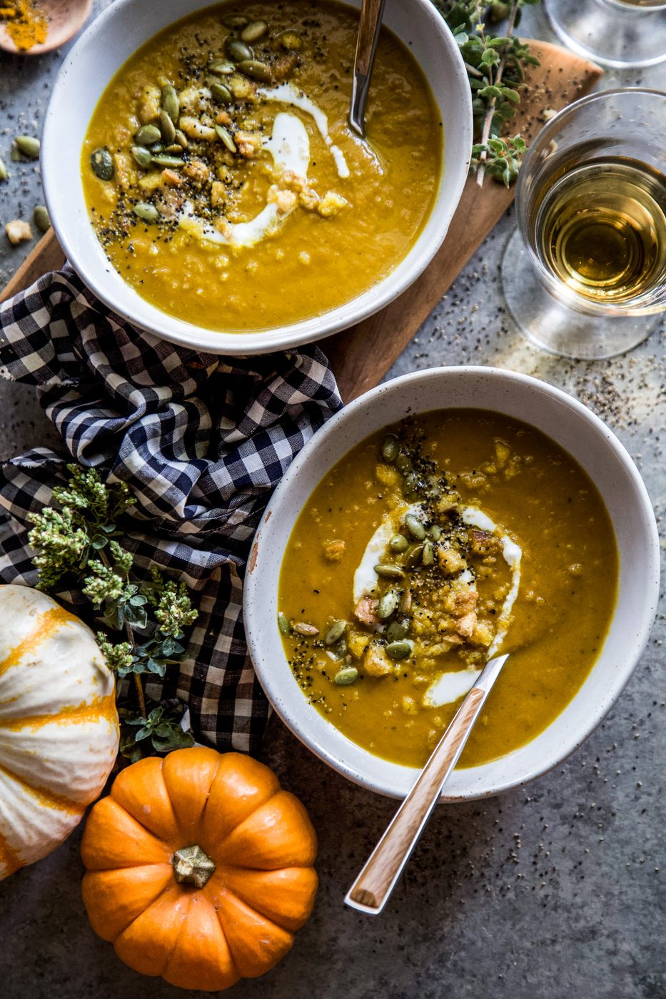 Creamy Curry Pumpkin Soup