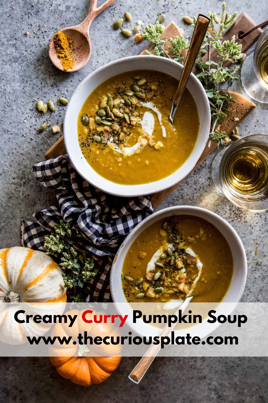 Creamy Curry Pumpkin Soup