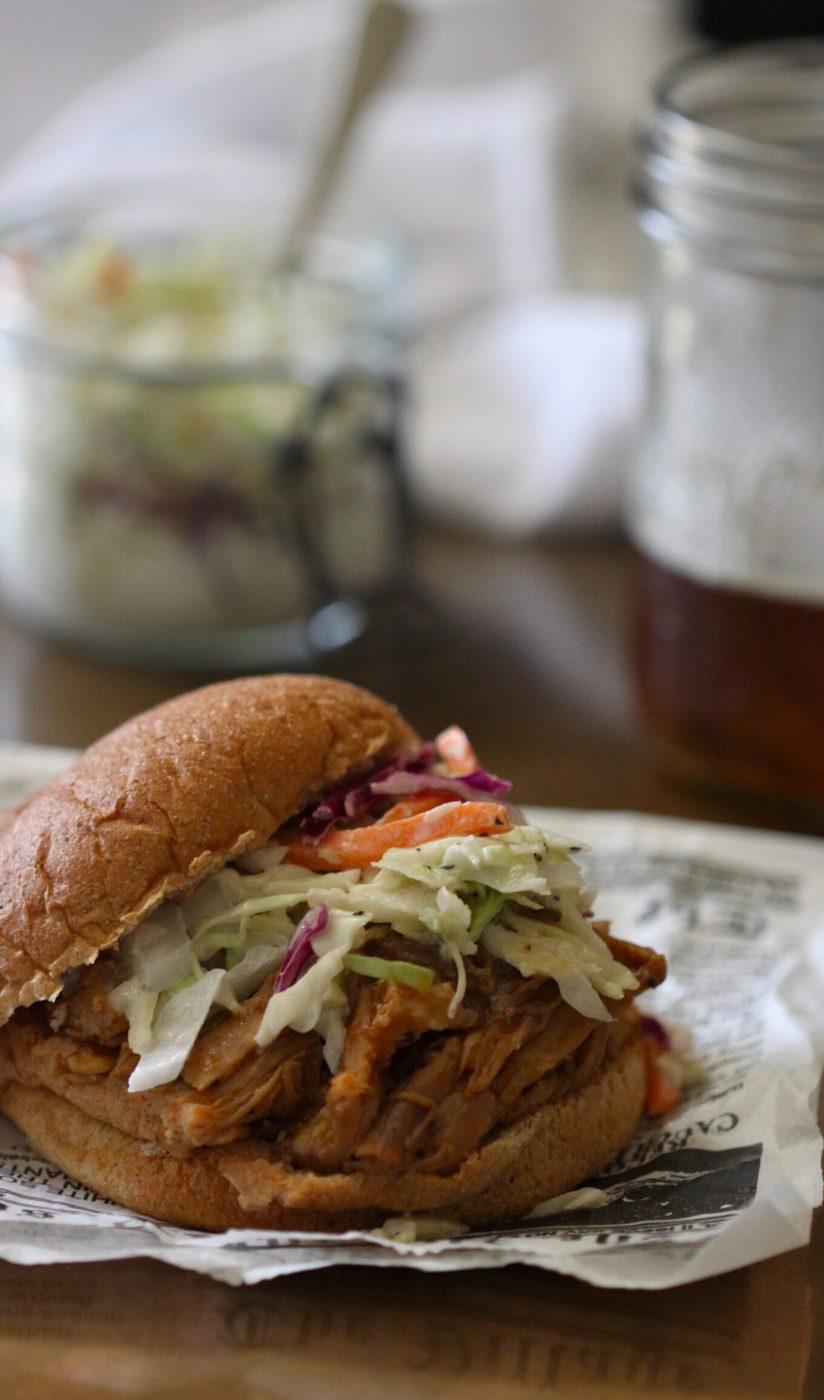 Crockpot Pulled Pork with Coleslaw from Lauren’s Latest eCookbook + { a GIVEAWAY CLOSED!}