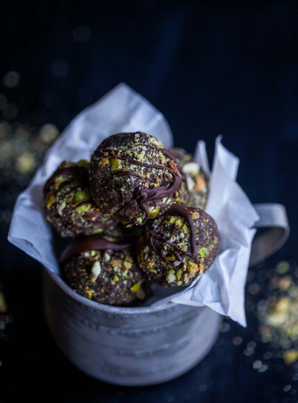 Dark Chocolate Brownie Energy Bites