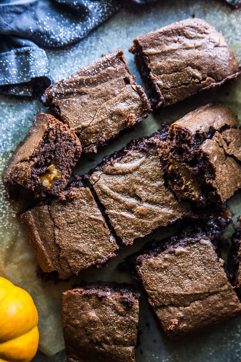 Dulce de Leche Pumpkin Brownies