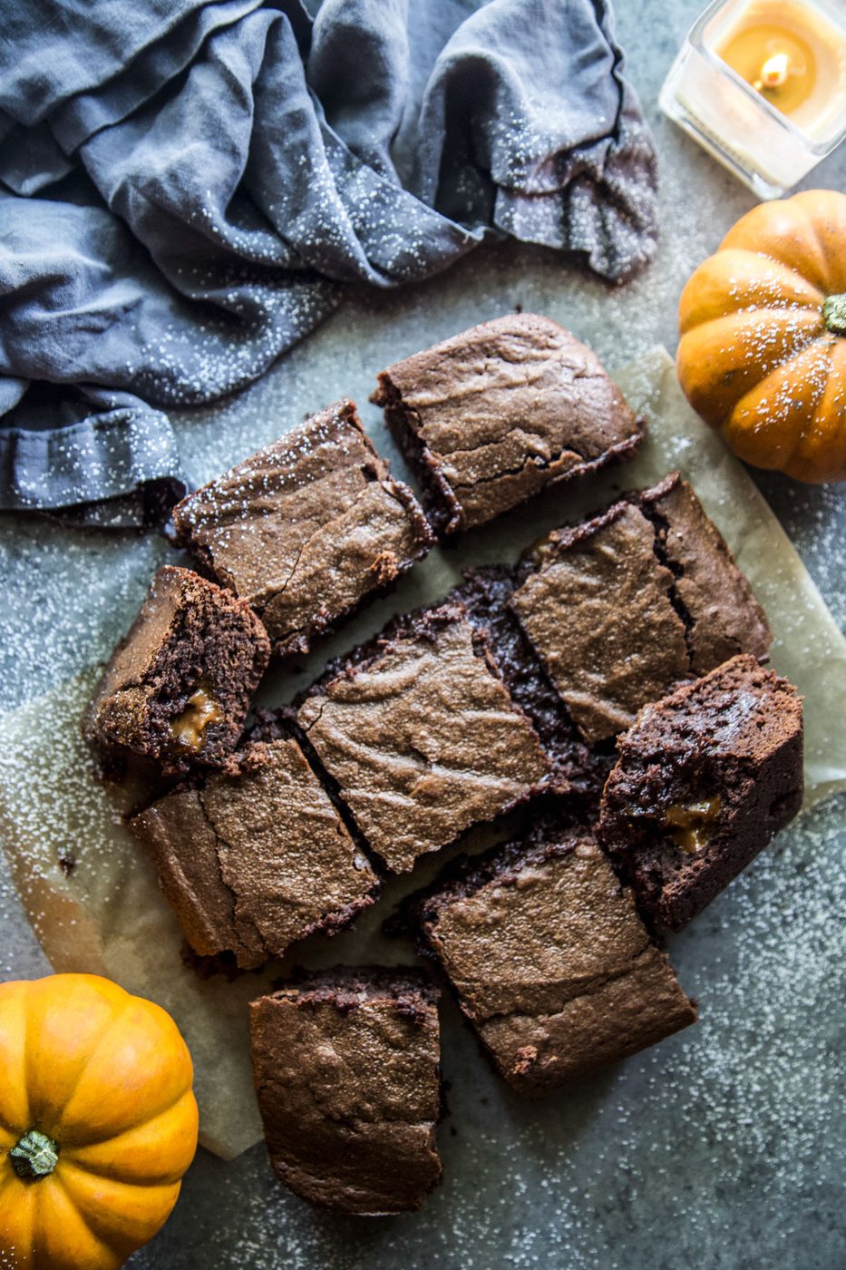 Dulce de Leche Pumpkin Brownies