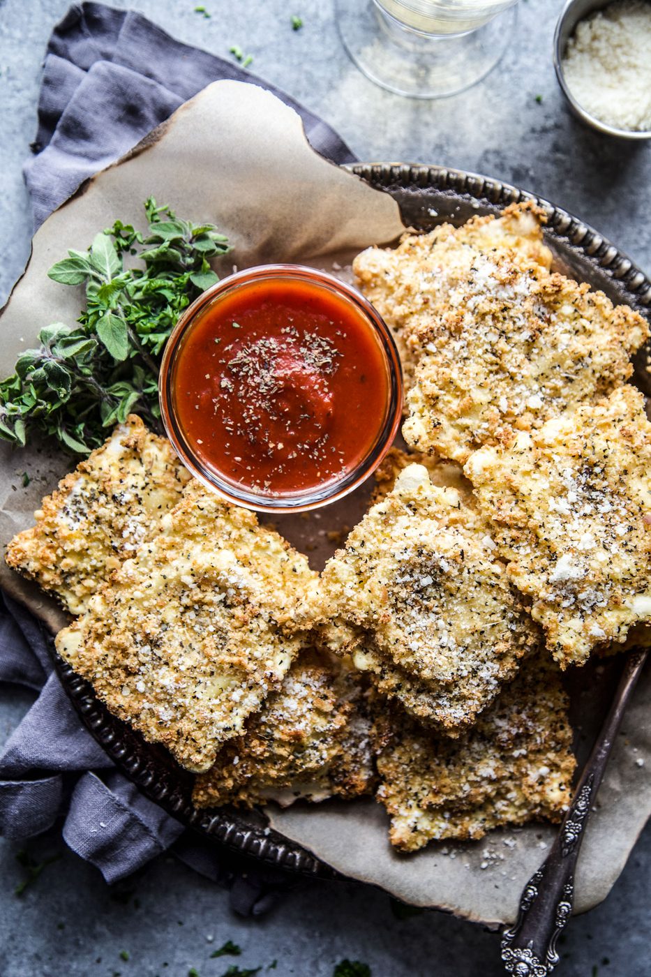 Air Fryer Four Cheese Ravioli, simple