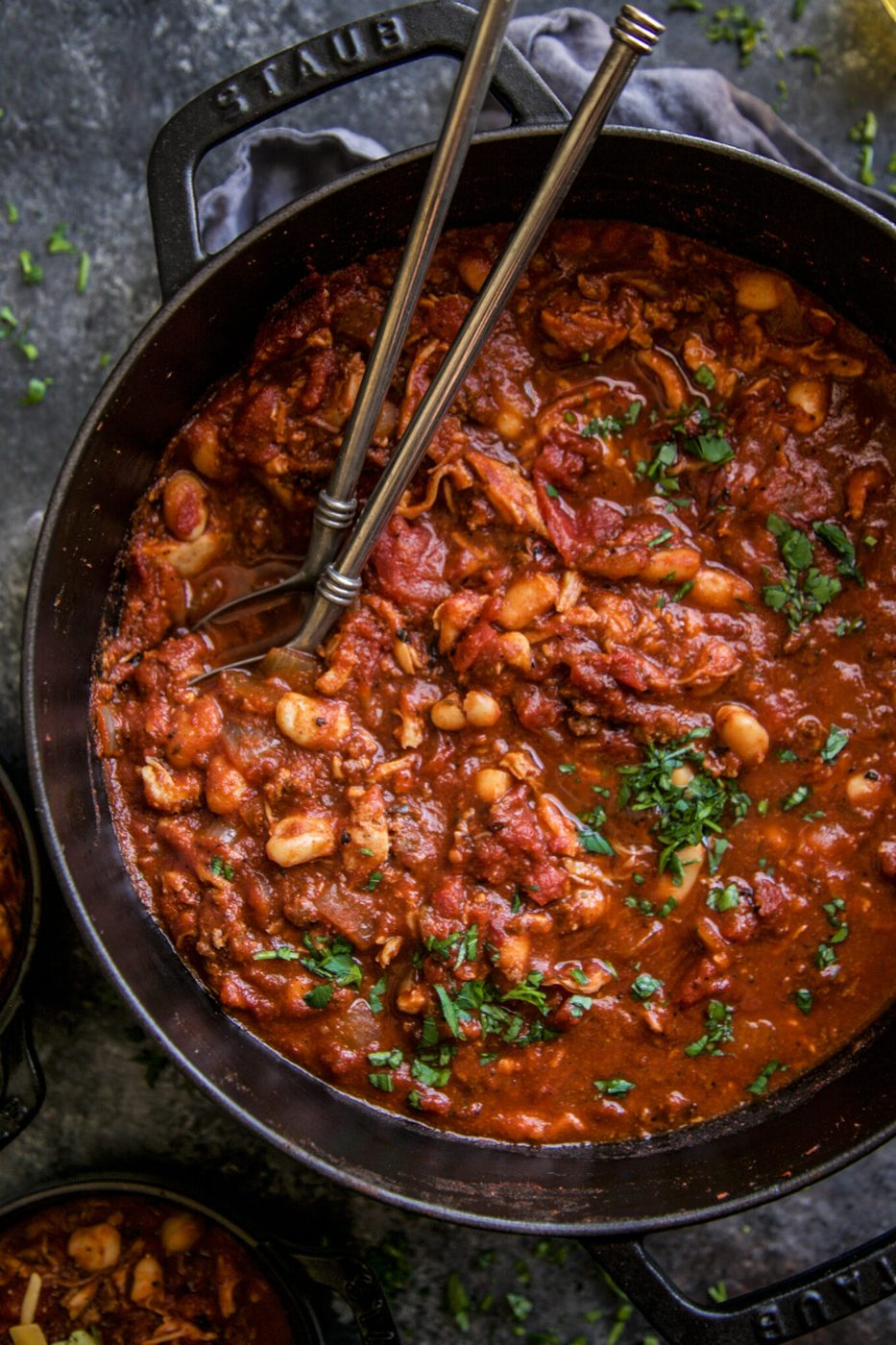 Simple Chicken & Chorizo Chili