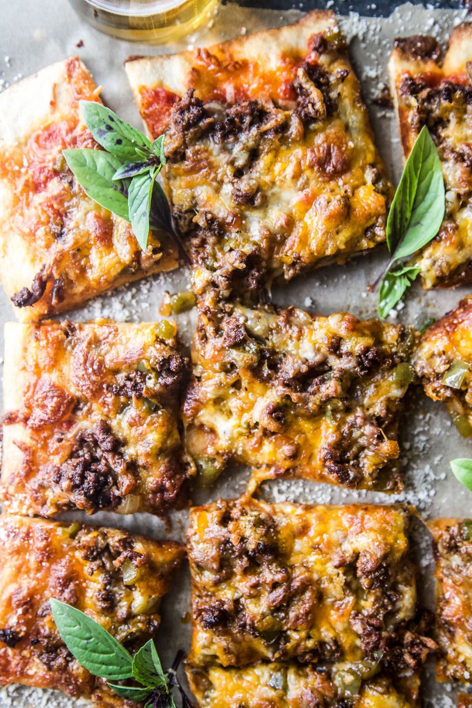 Chili Cheese Pizza, simple