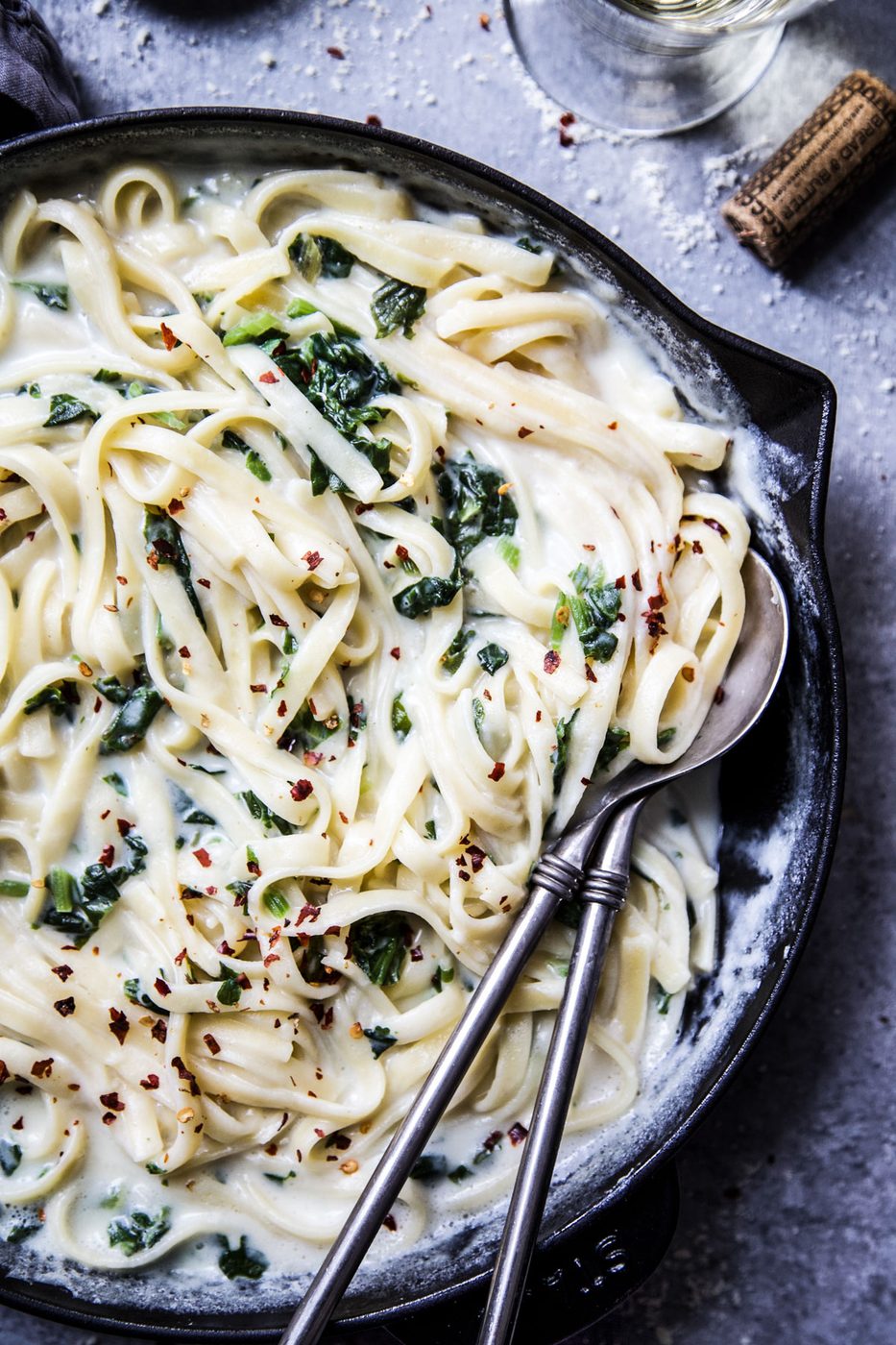 simple cottage cheese alfredo