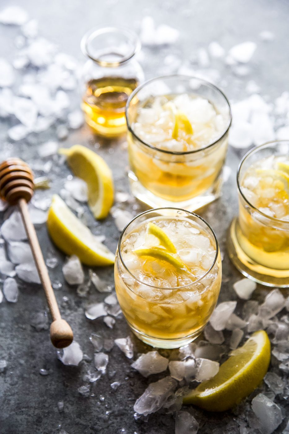 Simple Gold Rush Cocktail