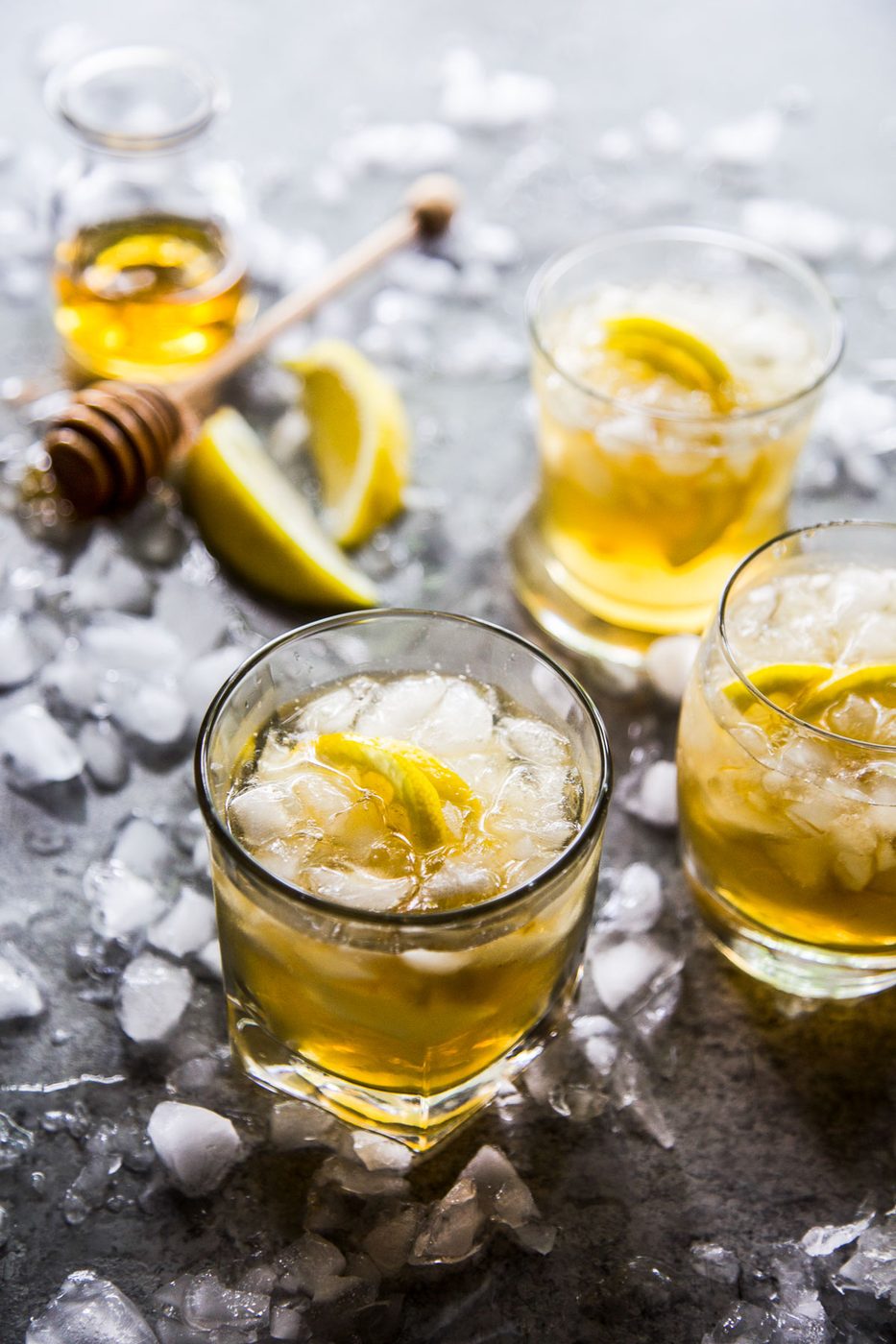 Gold Rush Cocktail, simple