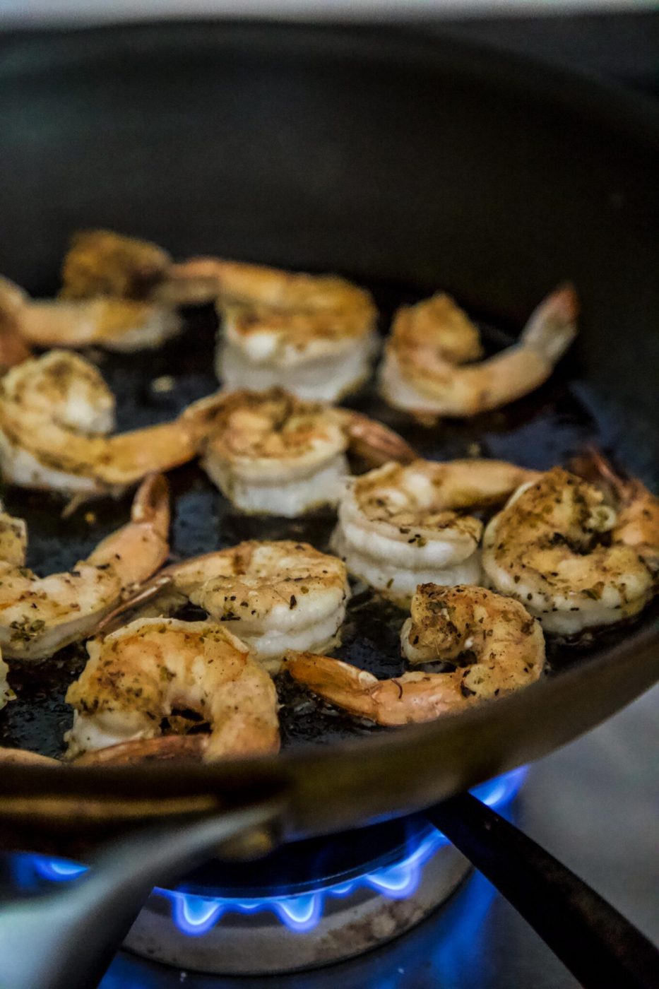 Simple Greek Shrimp & Grits