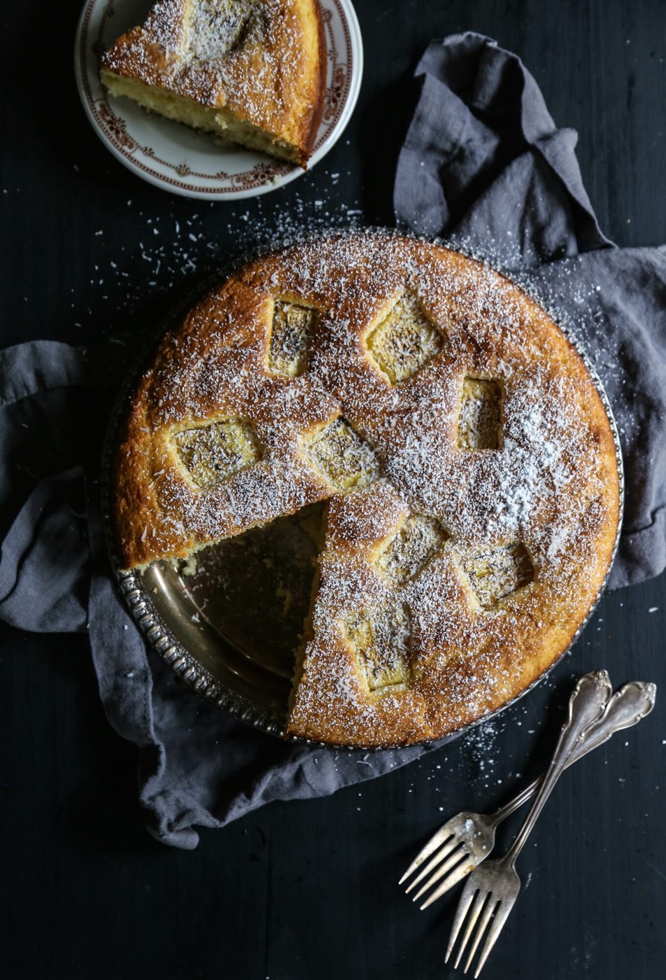 Simple Grilled Pineapple Ricotta Cake www.climbinggriermountain.com