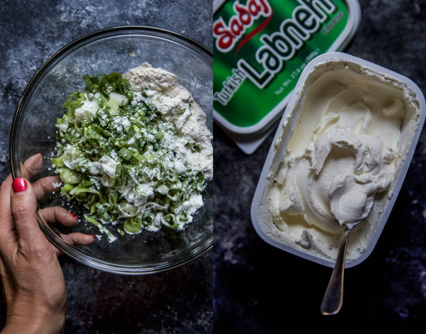 Simple Labneh Scallion Dip