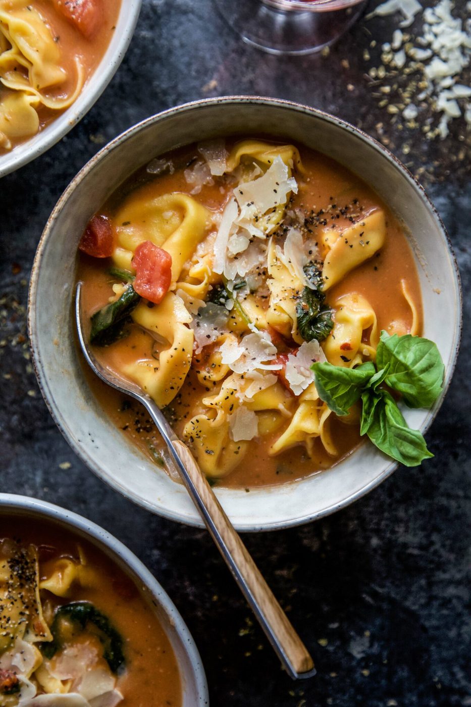 Simple Parmesan Tomato Soup