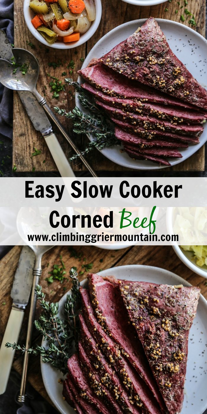 Simple Slow Cooker Corned Beef
