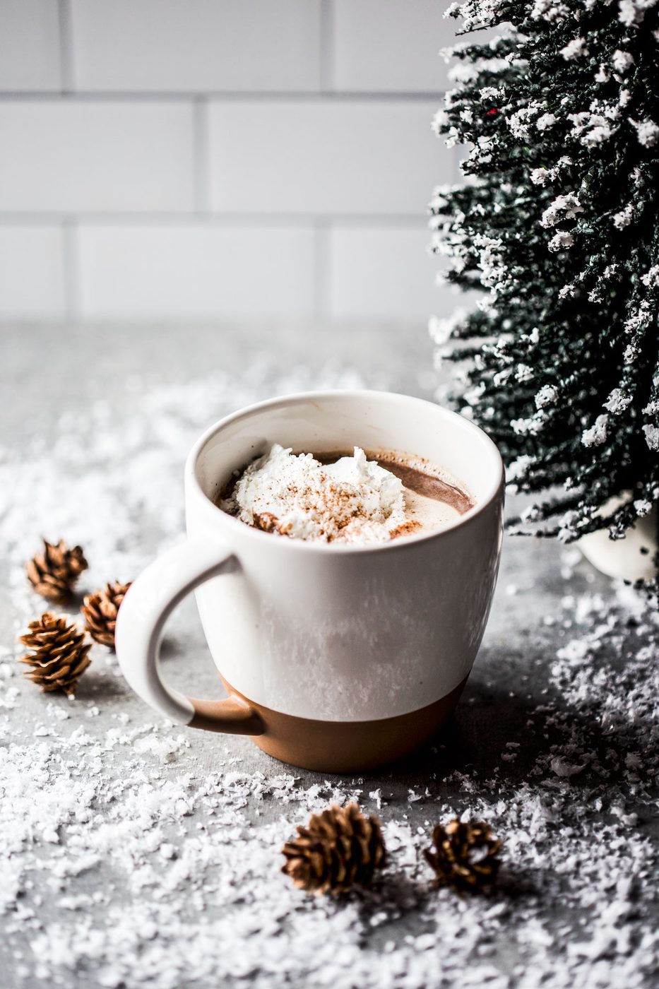 simple tahini hot chocolate