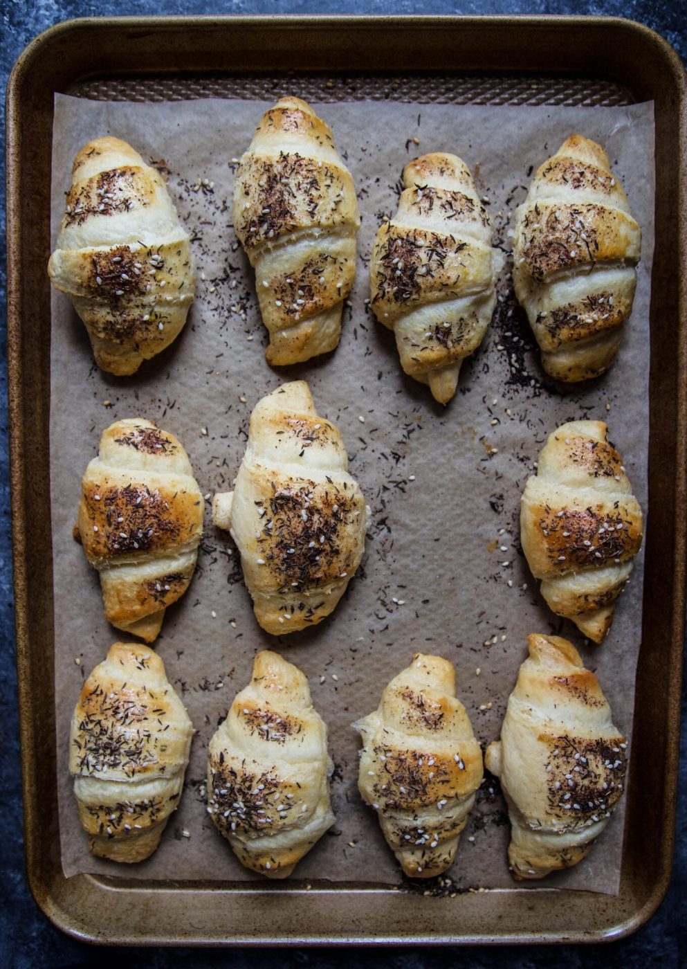 Simple Za'atar Croissants with Labneh