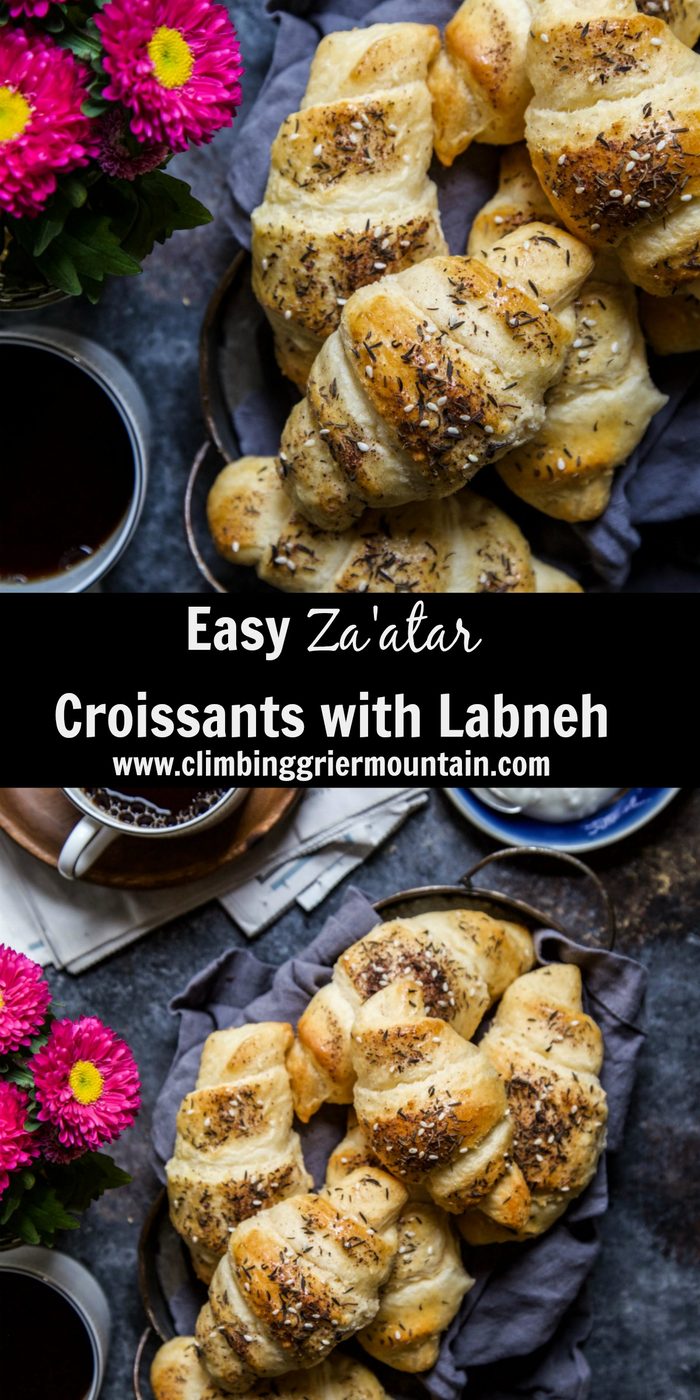 Simple Za'atar Croissants with Labneh